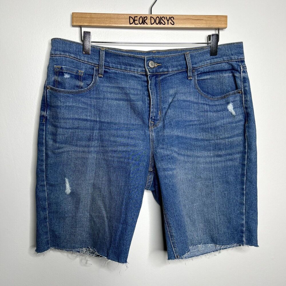 Old Navy Blue Cut Off Denim Jean Shorts